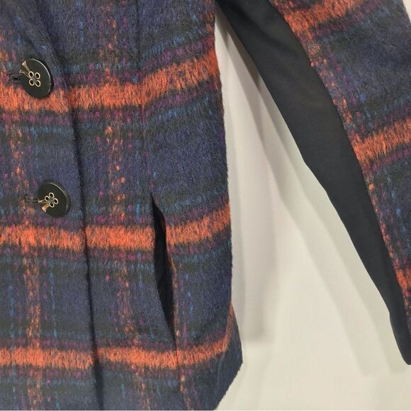 Cabi Plaid Checkmate 3736 Wool Blend Blazer Jacket - Picture 12 of 14